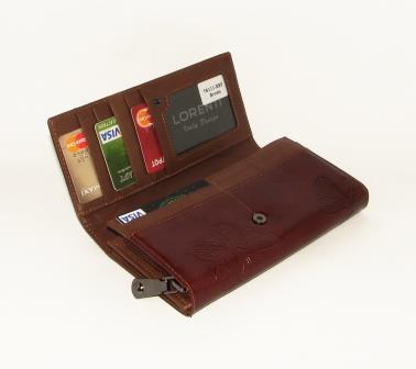 Кошелек женский Lorenti L76111-EBF BROWN Кошелек женский Lorenti L76111-EBF BROWN